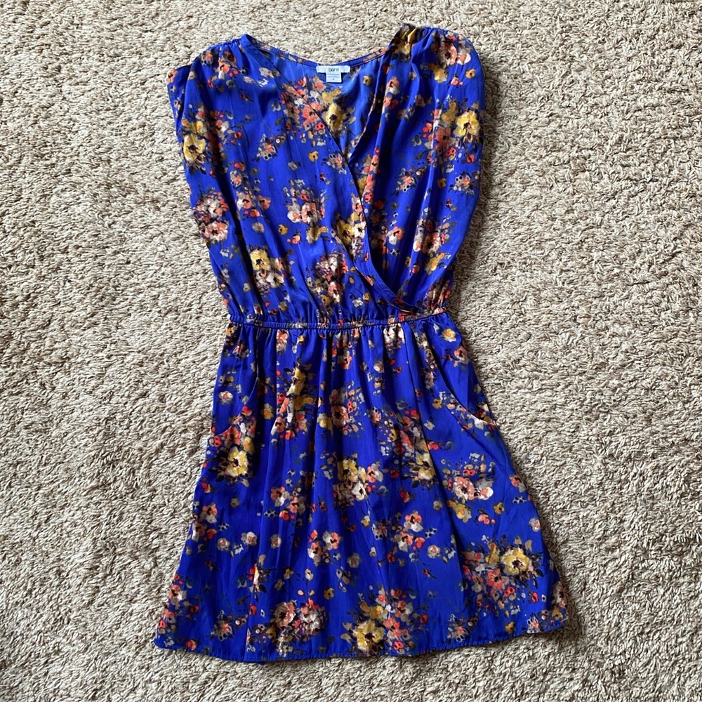 Blue Floral Dress